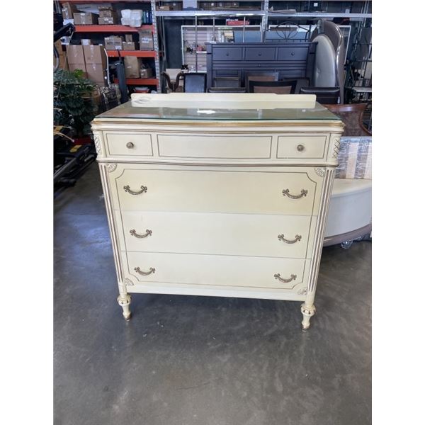ANTIQUE FOUR DRAWER DRESSER