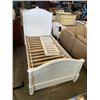 Image 1 : SINGLE SIZE WHITE STANLEY FURNITURE BEDFRAME