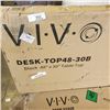 Image 2 : VIVO BLACK 48 X 30 ELECTRIC SINGLE MOTOR DESK