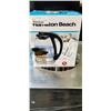 Image 1 : HAMILTON BEACH 1L COMPACT GLASS ELECTRIC KETTLE - TESTED WORKING