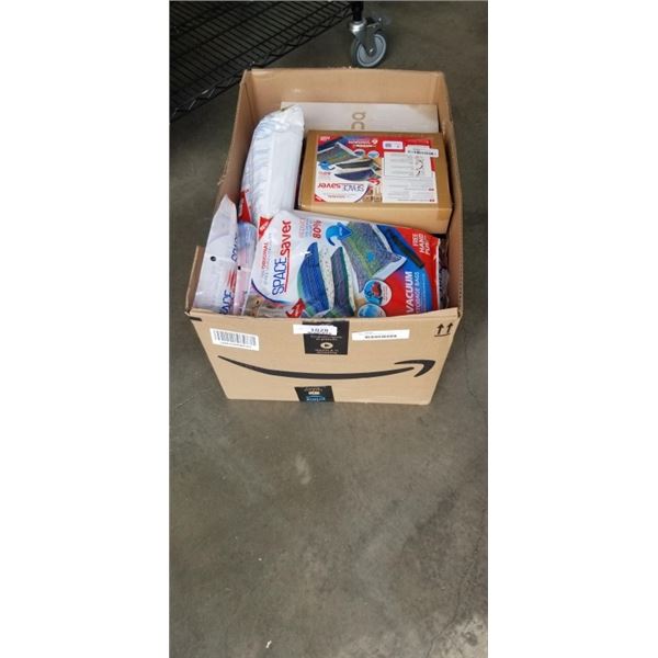 ASSORTED SPACESAVER STORAGE VACUUM SEAL BAGS, LARGE BOX