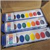 Image 4 : (72) WATERCOLOR PAINT SET, 8 COLOR AND LIQUID PIGMENT