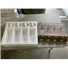 Image 3 : NEW WINE RACK WITH 4 WINE GLASSES AND 4 MUGS - HOW MY WIFE TELLS TIME, RETAIL $74