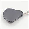 Image 3 : STERLING SILVER 'SMILING BUDDHA' BLACK ONYX (21.43CT) PENDANT WITH STERLING SILVER CHAIN, W/A $400.0