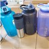 Image 3 : LOT OF KAMBUKKA AND REDUCE METAL TRAVEL BOTTLES WITH ZULU WATER BOTTLES