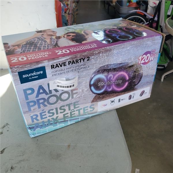SOUNDCORE RAVE PARTY 2 PORTABLE SPEAKER