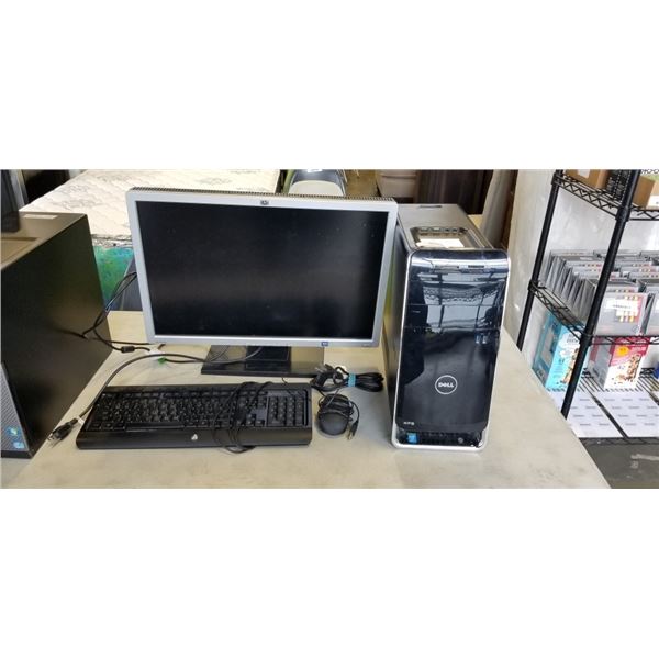DELL XPS I7 DESKTOP COMPUTER WITH WINDOWS 10 UPDATE, KEYBAORD, MOUSE AND MONITOR, READY TO USE