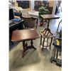 Image 1 : (3) ANTIQUE SIDE TABLES