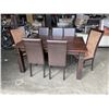 Image 1 : DINING TABLE WITH 6 CHAIRS