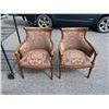 Image 1 : PAIR OF MATCHING UPHOLSTERED CHAIRS