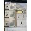 Image 1 : 6 WASSERSTEIN AC OUTLET MOUNTS - 3 FOR GOOGLE NEST MINI AND 3 FOR ECHO DOT - TOTAL RETAIL $132