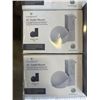 Image 2 : 6 WASSERSTEIN AC OUTLET MOUNTS - 3 FOR GOOGLE NEST MINI AND 3 FOR ECHO DOT - TOTAL RETAIL $132