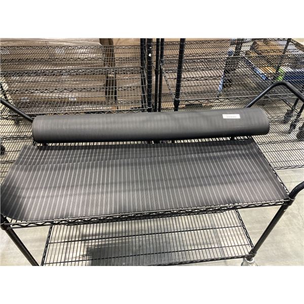 (2) RUBBER FLOOR MAT 3' X 4' AND (2) 4' X 1'