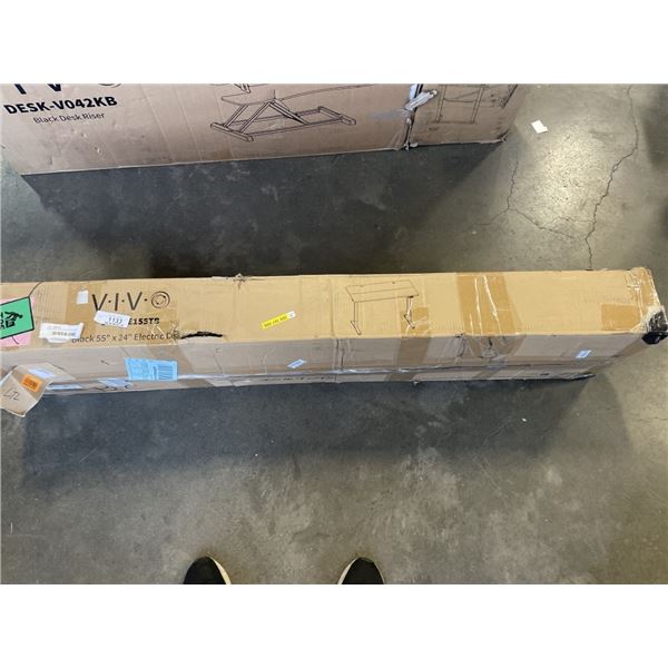 VIVO BLACK 55 X 24 ELECTRIC DESK