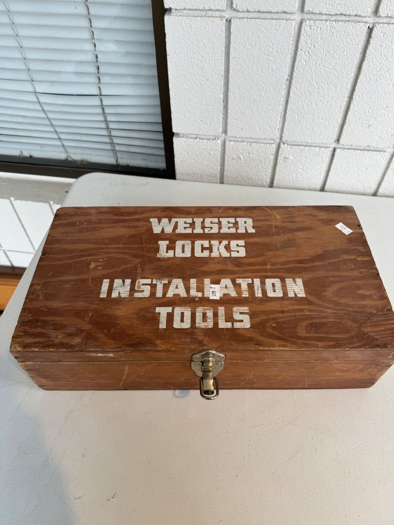 Weiser locks installation tools