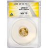 Image 1 : 1998 $5 American Gold Eagle Coin ANACS MS70