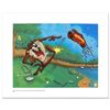 Image 1 : Looney Tunes "Terrible Taz Golf" Limited Edition Giclee on Paper