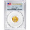 Image 1 : 2010 $5 American Gold Eagle Coin PCGS MS70 First Strike