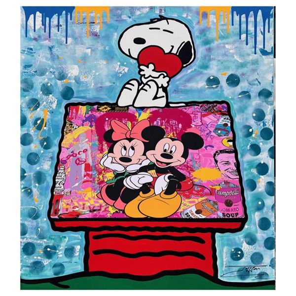 Jozza "My House" Original Mixed Media on Canvas