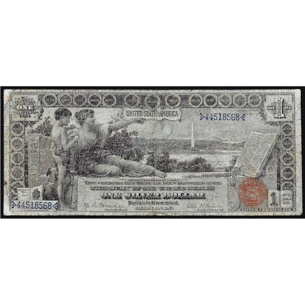 1896 $1 Educational Silver Certificate Note