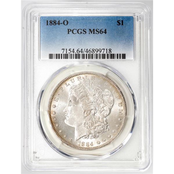 1884-O $1 Morgan Silver Dollar Coin PCGS MS64