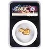 Image 2 : 8.04 Gram Alaska Gold Nugget NGC Vaultbox Unvaulted