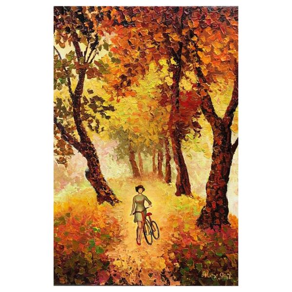 Alexander Antanenka "Gold Forest" Original Oil on Canvas