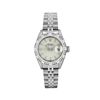 Image 2 : Rolex Ladies Stainless Steel Silver Index Diamond Date Wristwatch With Rolex Box