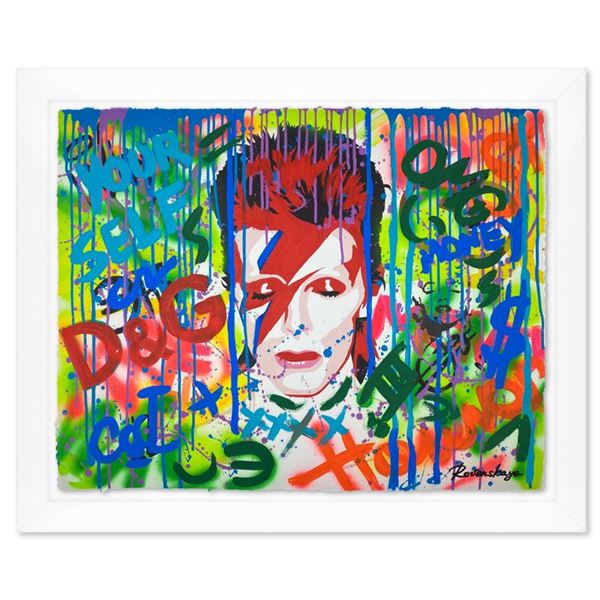 Rovenskaya "David Bowie" Original Mixed Media on Paper