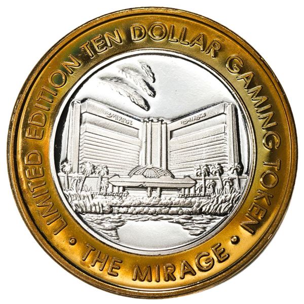 .999 Silver The Mirage Las Vegas, Nevada $10 Limited Edition Casino Gaming Token