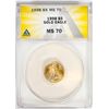 Image 1 : 1998 $5 American Gold Eagle Coin ANACS MS70