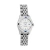 Image 2 : Rolex Ladies Stainless Steel White Index Sapphire and Diamond Datejust Wristwatch