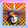 Image 2 : Peter Max "Liberty Head" Limited Edition Lithograph on Paper