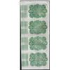 Image 2 : Uncut Sheet of (4) State of Louisiana Baby Bond Obsolete Notes