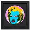 Image 1 : Andy Warhol (1928-1987) "Marilyn (Purple)" Framed Limoges Porcelain Plate