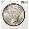 1934 $1 Peace Silver Dollar Coin