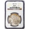 1885-O $1 Morgan Silver Dollar Coin NGC MS63 Nice Toning