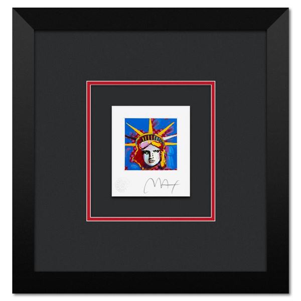 Peter Max "Liberty Head" Limited Edition Lithograph on Paper