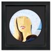 Image 1 : Alex Katz "Sara Mearns" Framed Limoges Porcelain Plate