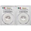 Lot of 2016-2017-Mo Mexico Proof 1/10 oz Silver Libertad Coins PCGS PR70DCAM