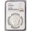 1892 $1 Morgan Silver Dollar Coin NGC AU Details Cleaned
