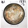 1881-S $1 Morgan Silver Dollar Coin Amazing Toning