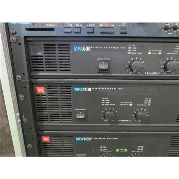 JBL MPX1200, MPA1100 & MPA600 Professional Amplifiers w/ MiniDrive