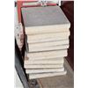 Image 1 : 12PC STACK OF 12" X 12" CONCRETE SLABS