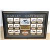 Image 1 : HARLEY DAVIDSON FRAMED PICTURE (36" X 24" T)
