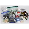 Image 1 : BOX OF RAW MATERIALS/PRODUCTS FOR DIY MAKEUP