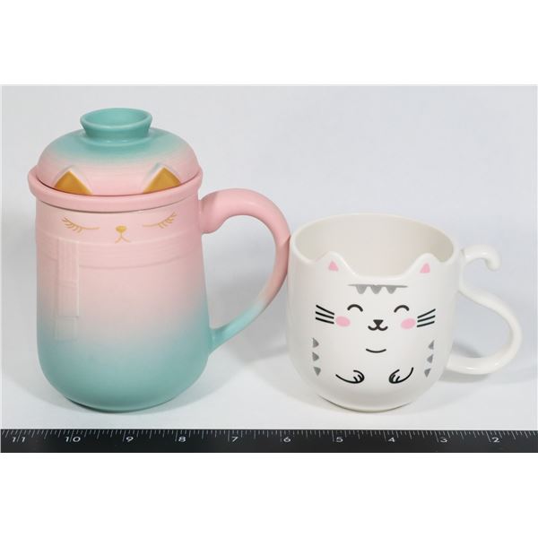 NEW CERAMIC UNICORN MUG WITH LID AND INFUSER