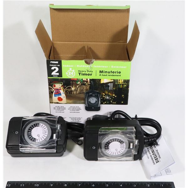 PACK OF 2 HEAVY DUTY TIMER