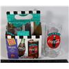 Image 1 : SET OF 4 COKE GLASSES WITH ORIGINAL