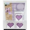 Image 1 : SCRAPBOOKING CRAFTING LOT- PURPLE MAUVE